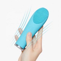 Waterproof Wholesale Portable Electric Sonic Vibrating Silicone Massage  Face Facial Silicon Cleansing Brush Pore Cleaner