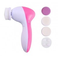 5 in 1 beauty machine exfoliating face scrub brush portable private label facial cleansing brush electric face brush